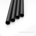 1000mm Panjang Twill Matte Carbon Fiber Tubes